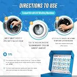 Nettoyeur laveuse pour les propriétaires d'animaux de compagnie - ACTIVE Détartrage enzymatique pour chat & Cheveux de chien, Urine, Or, Résidence, 24 Comprimés Septic-Safe pour charge supérieure, chargeur avant, HE Tub pour lave-linge - 1 Année d'approvisionnement