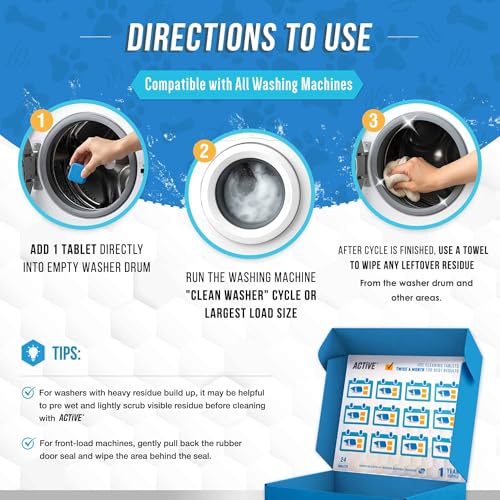 Save 33% on ACTIVE Washing Machine Cleaner for Pet Owners