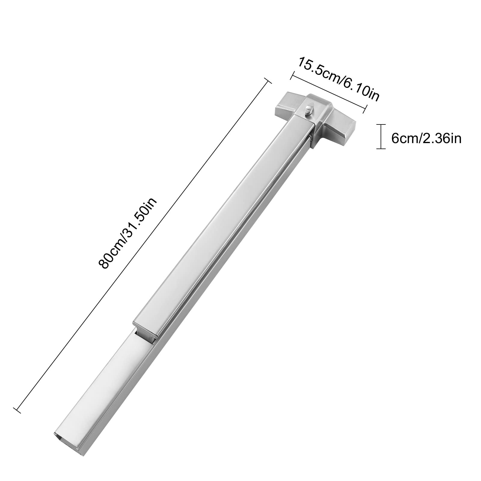 Spingere La Barra Verso L'uscita Antincendio Della Porta Foto Stock - Foto 9