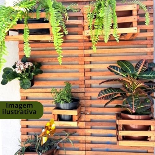 Kit 5 Cachepots Jardim Vertical Horta Varanda