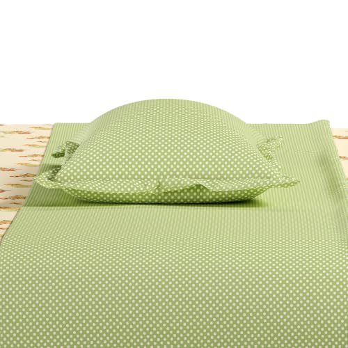 Image of Mytrident Bedsheet for Single Bed Cotton | 60 inch x 90 inch | Little Bloom Yellow | 120 TC Single Bedsheet with Pillow Cover| Soft and Breathable | Everyday Collection