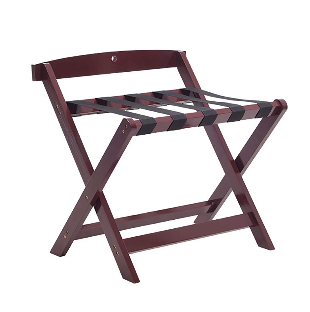 Porte-bagages pliable et étagère de rangement au sol pour petit espace