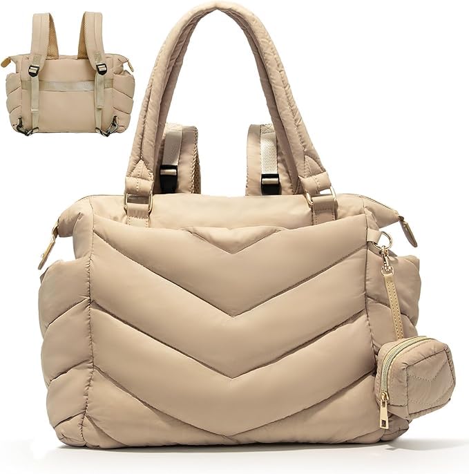 Diaper Bag with Pacifier Pocket, Lightweight Travel Diaper Bag Backpack with 10 Pockets-image-2
