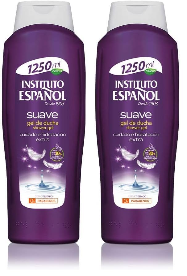 Gel Suave Instituto Español 1250 ml (Paquete de 2)