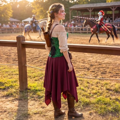 Image of frawirshau Women's Overbust Costume Corset Renaissance Victorian
