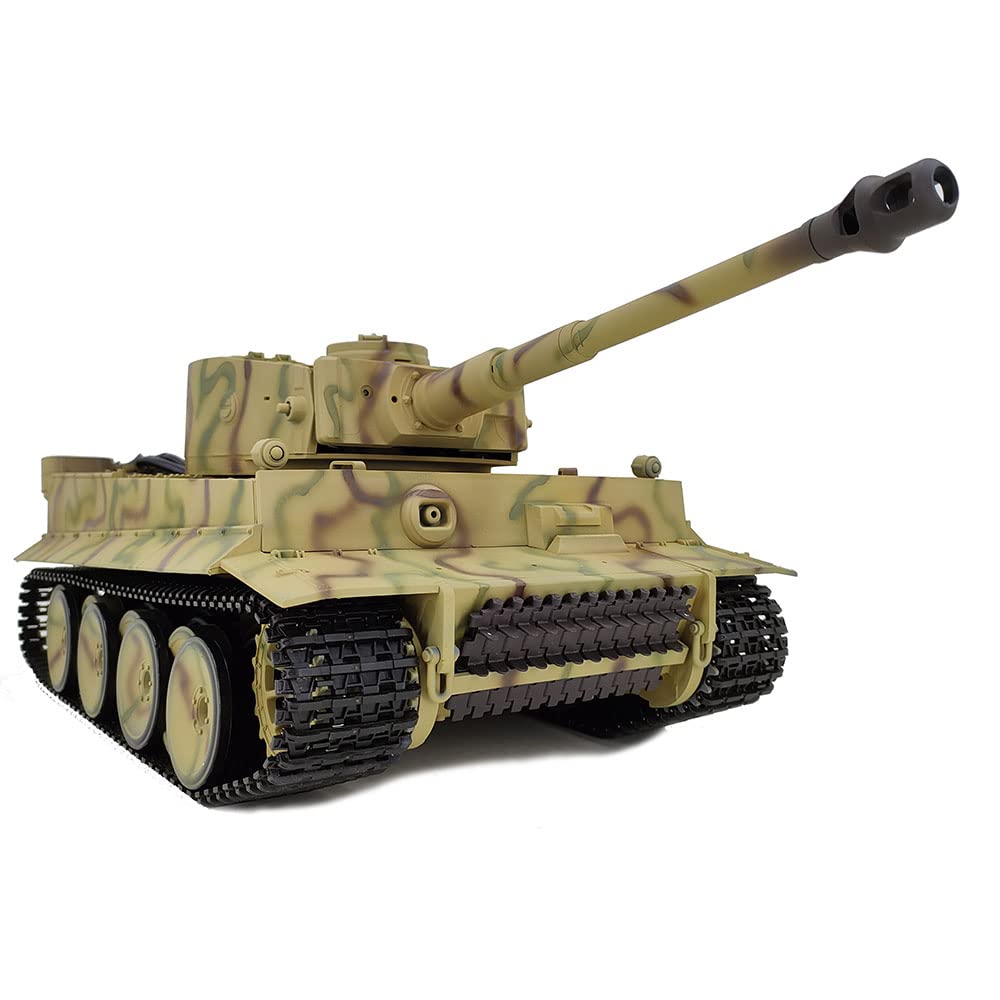Amazon.co.jp: ラジコン 戦車 ドイツのティーガーI重戦車迷彩塗装及び