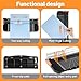 HLCORD 3-Piece Set with 12-inch A4 Paper Cutter with Automatic Safety Guard and Side Ruler, Suitable for Cutting Craft Paper, Gift Cards, Coupons, Labels, Card Stock, Photos(Black)
