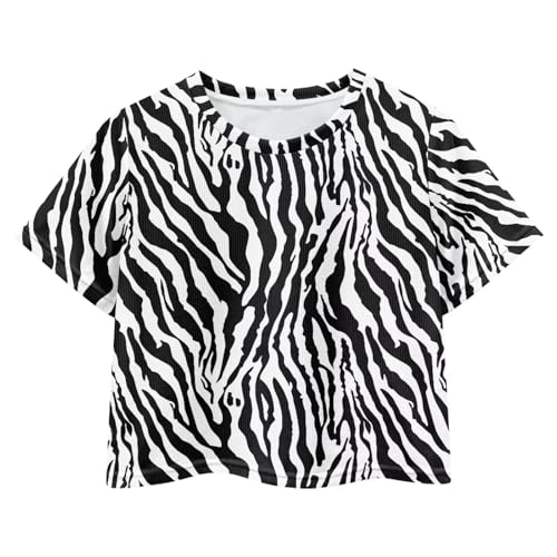 Girls T Shirts Size 5-14 Crop Tops for Girls Cropped T Shirt Summer Beach Crewneck Graphic Tees Kids