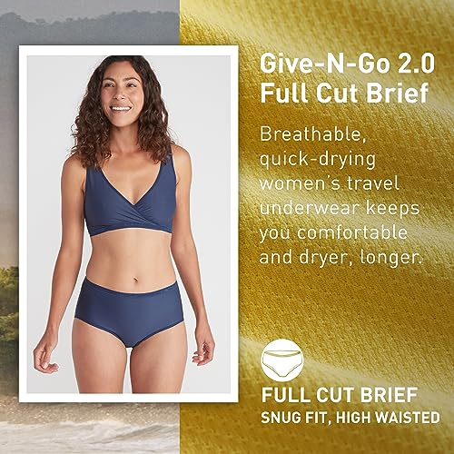 Image of ExOfficio Women's Give-N-Go 2.0 Full Cut Brief - Breathable Durable Easy Care Travel Underwear