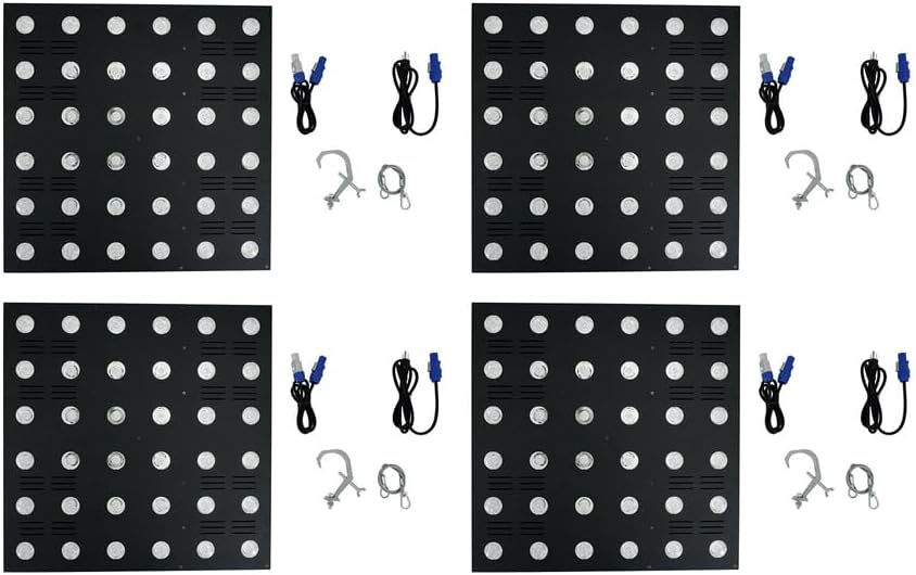 4 Rockville Stage Matrix 36 RGB 6x6 luz de matriz tricolor DJescenariobanda