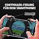 RISOKA® 2x Mobile Gaming Trigger - Mit 4 Buttons - Geeignet für PUBG Mobile & COD Mobile - Geeignet für iPhone & Android - Handy Smartphone Controller - Handycontroller Gadgets