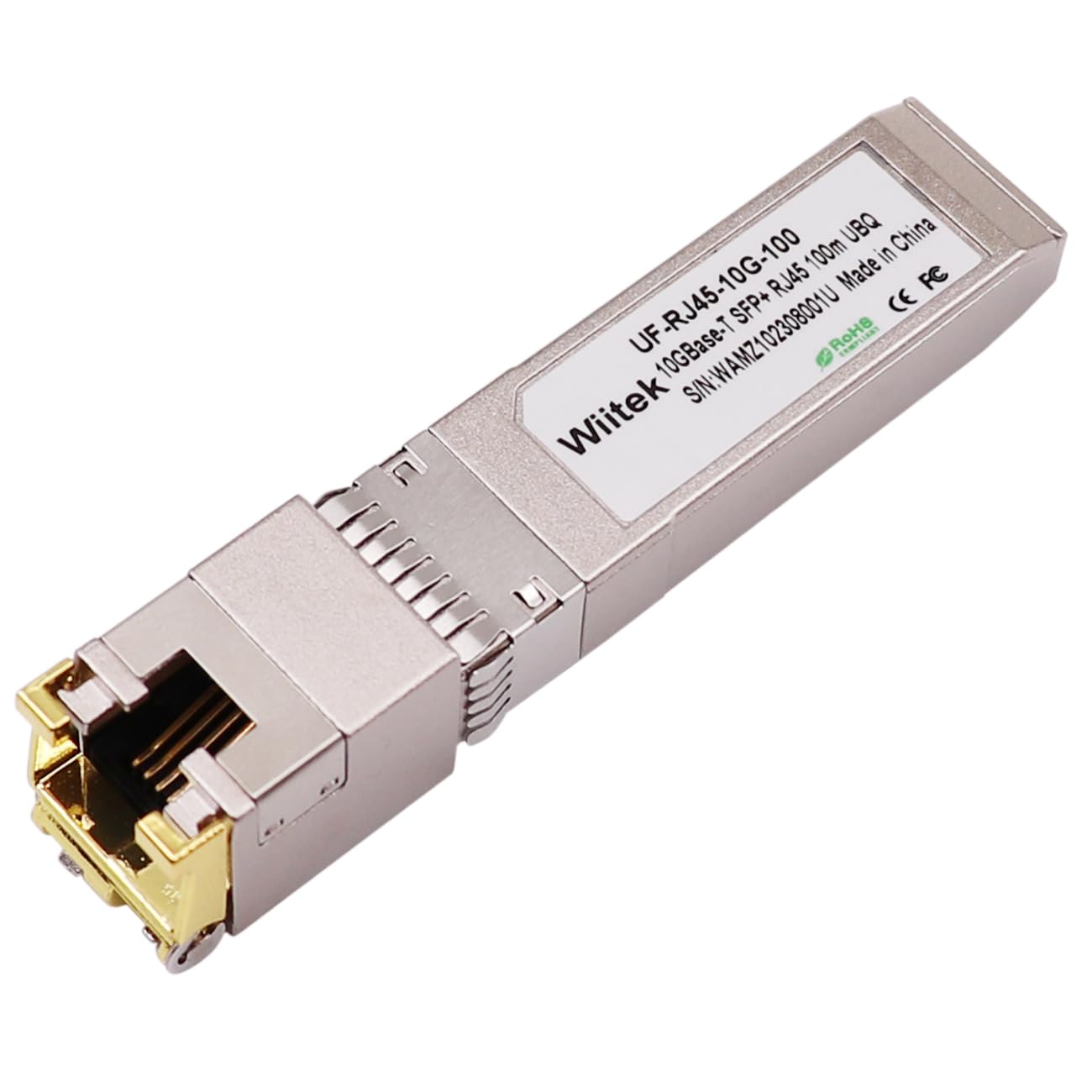 Ubiquiti Multi-Gigabit RJ45トランシーバー 100M Amazon.co.jp: Wiitek 100メートル、10Gb SFP+からRJ45モジュール、1G