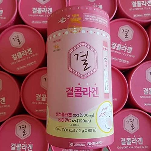 Lemona Collagen 2 Nano Collagen From Korea (1 Bottle Contains 60 Sachets / 1 Sachet With 2 Grams) #TOP6