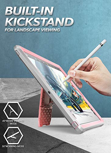 Image of SUPCASE Designed for iPad 10.2 2019 Case, [Unicorn Beetle Pro Series] with Built-in Screen Protector and Dual Layer Full Body Rugged Protective Case for iPad 10.2 Inch 2019, iPad 7th Generation (Rose)