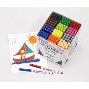 Crayola, Fineline, Schoolverpakking, 144 Afwasbare Viltstiften met Dunne Punt, Diverse Kleuren, Aanbevolen Leeftijd…