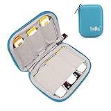 * Material de alta calidad ----- La cubierta protectora está hecha de Nylon impermeable y duradero, Cremallera impermeable, Dimensiones: 11 * 8 cm, Peso: 40 g.