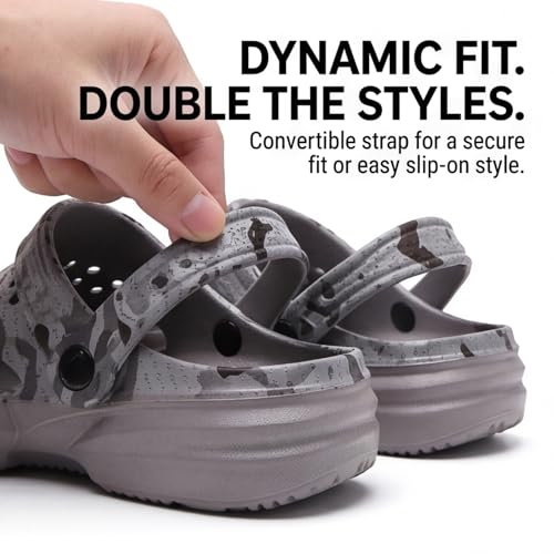 Image of CERYTHRINA Mens Garden Clogs Lightweight Breathable Slip on Sandals Fashions Pool Beach Shoes Non Slip Home Clogs Slippers