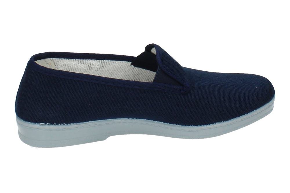 MADE IN SPAIN 300 Zapatilla de Lona Azul para Hombre, Fabricadas en España Hombre Zapatillas