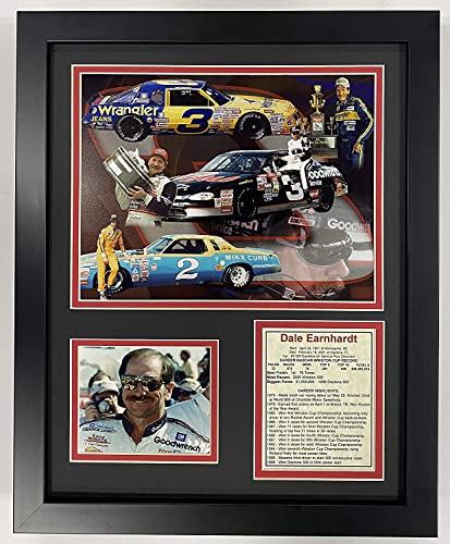 Cadre Dale Earnhardt SR. Legends Never Die, collage photo de collection premium