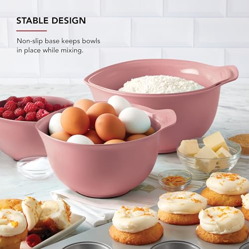 Image of KitchenAid Universal Nesting Plastic Mixing Bowls, Set of 4, 1.5 quart, 2.5 quart, 3.5 quart, 4.5 quart