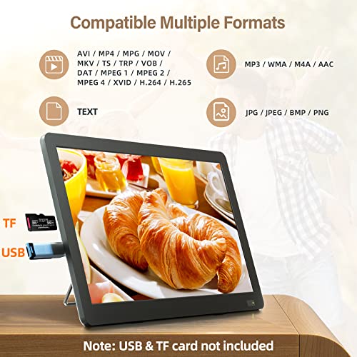 14 Inch Portable Tv With Antenna, Desobry Portable Smart Tv With Atsc Tuner, Rechargeable Battery Operated Mini Tv Lcd Monitor 1080P,Built-In Tv Stand,Hdmi Input,Usb,Av In,Supports Camping,Kitchen,Car #TOP5