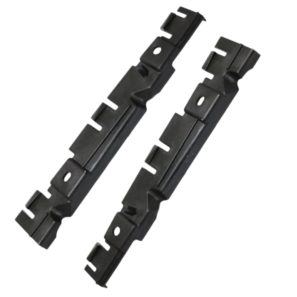 Riloer Set di staffe per paraurti anteriore, 2 pezzi, montaggio staffa paraurti sinistro destro compatibile con Fiat 500, 68074194AB 68074195AB
