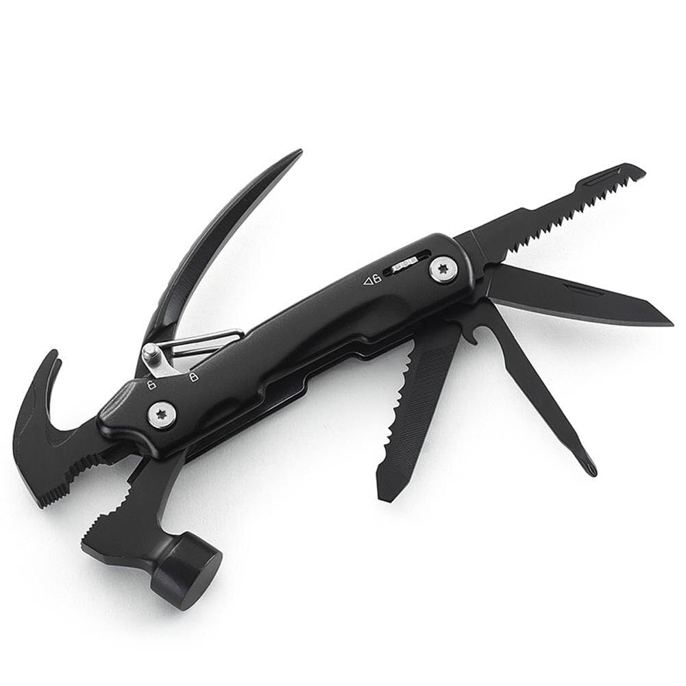 12 in 1 Multi-Functional Mini Hammer Outdoor Camping Hiking Gear Pocket Survival Tools Gadgets for man, Unique Tool Gift, DIY Handyman Portable Multi Tool Hammer-image-31