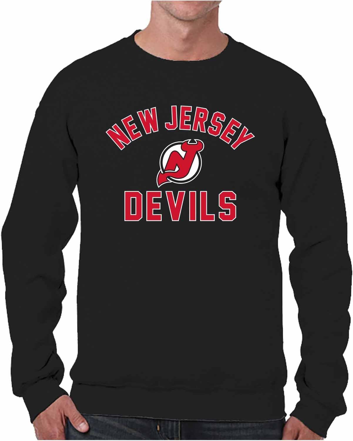 Wright & DitsonAdult NHL Gameday Crewneck Sweatshirt - Pre-Shrunk Fleece Blend - Officially Licensed Unisex Hockey Pullover