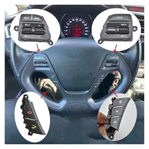 Interrupteur vitre électrique Kia Rio 3 et Ceed commande volant R-Meter - 7