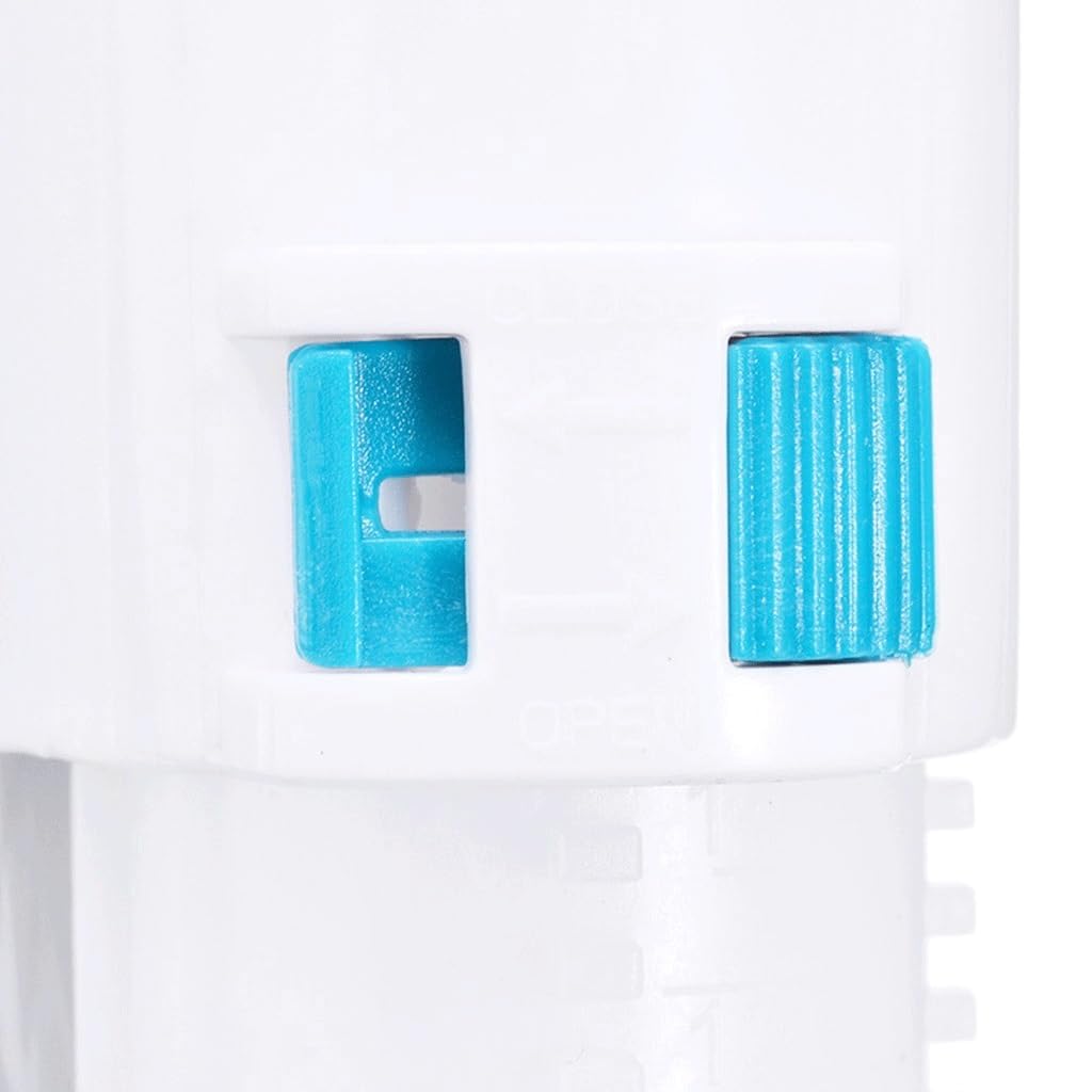 Verstellbares Toilettenfüllventil G1/2 Messing, seitlicher Eingang, leises Wassertank-Schwimmerventil