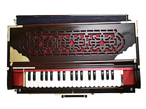Premium Scale Changer Harmonium, Best Scale Changer, Concert, 3 Reeds, 9 Scales, 11 Stops, 37 Keys, Comes With A Bag -Vrindavan Bazaar (Scale Changer) #TOP2