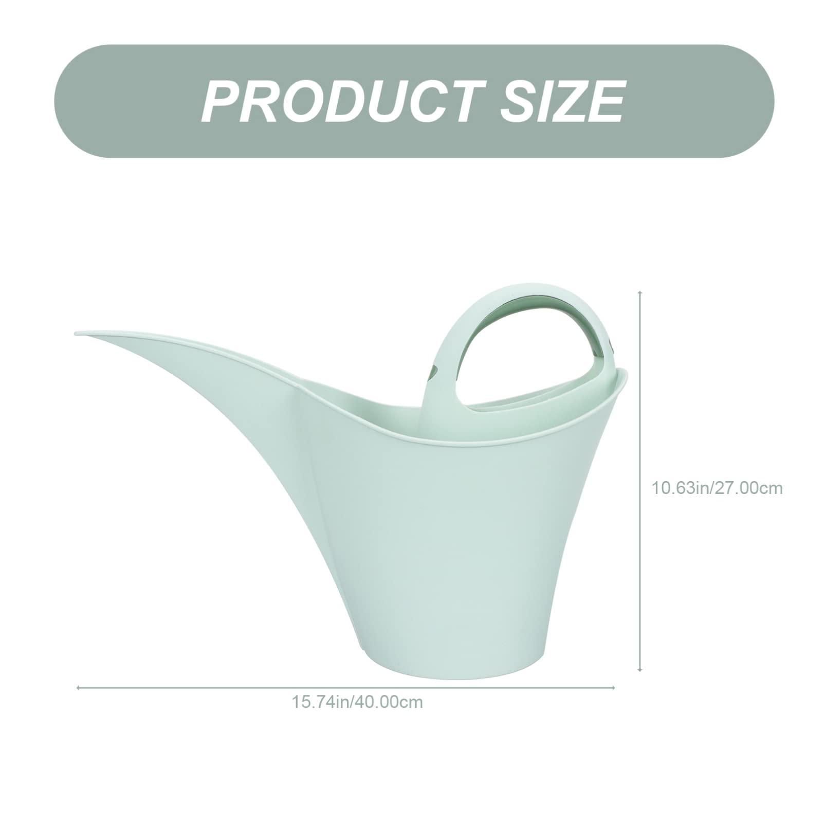 BESPORTBLE Regadera De Plástico para Jardín Diseño Simple para Regar Flores y Suculentas Mango y Duradero