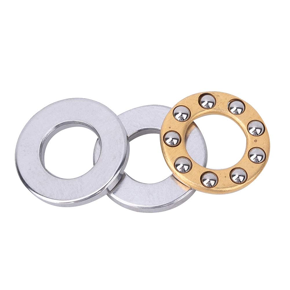 Cuscinetti Di Spinta A Sfera 10pz | Acciaio Cromo | 6x12x4.5mm | Per Macchinari E Attrezzature