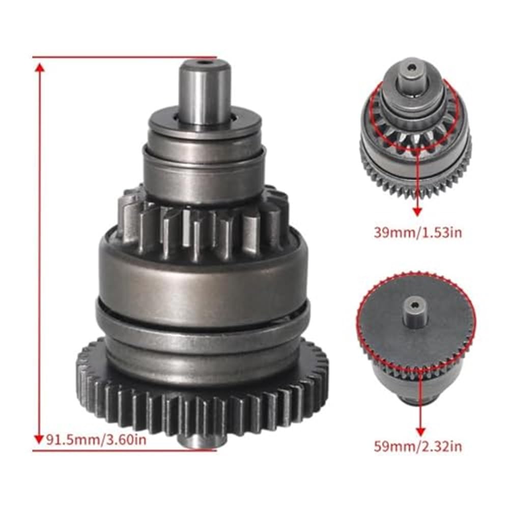 Motor de arranque Motor Arranque Eléctrico Piñón Sentido CCW Para Can-Am Para Outlander L 450 EFI MAX 570 Para Defender Trxaxter T 2015-2020 420684054 420684056 420684058