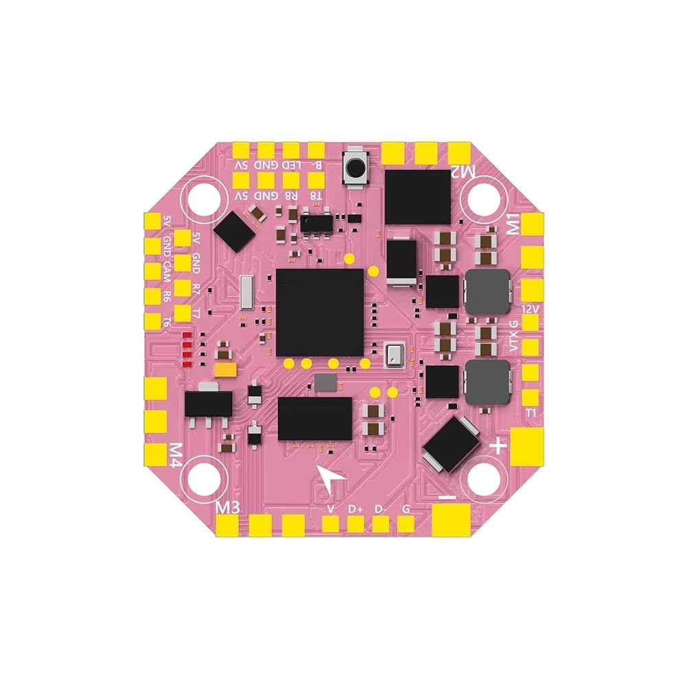 H743 AIO 25A 2-4S 25x25mm Flight Controller STM32H743 per Drone RC FPV Freestyle da 2-3 Pollici
