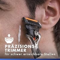 Gillette Proglide Rasierer Herren, Nassrasierer, Silber/Schwarz – Ansicht 5