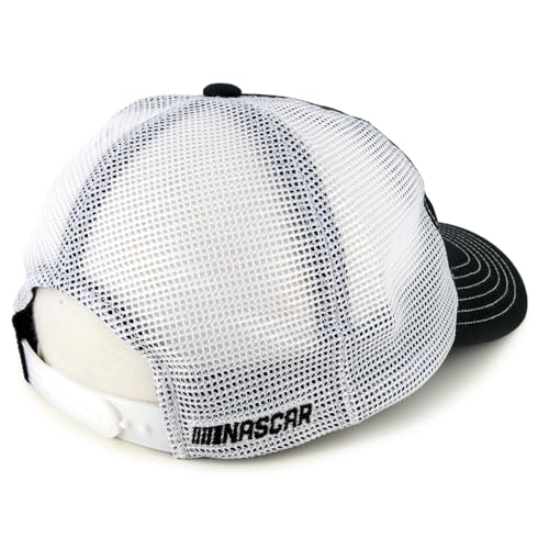 Image of Checkered Flag Sports Dale Earnhardt 2025 Big Name Mesh Hat Black /White