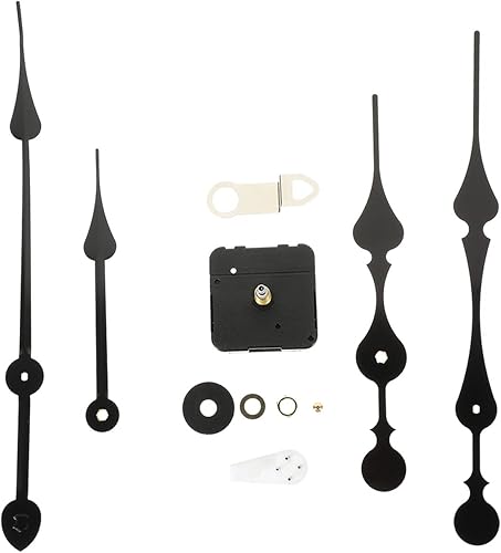 Miniatura 2 de Mecanismo de reloj de repuesto, mecanismo de movimiento de reloj de alto par sin tictac con 2 juegos de manecillas de reloj, kit de motor de reloj