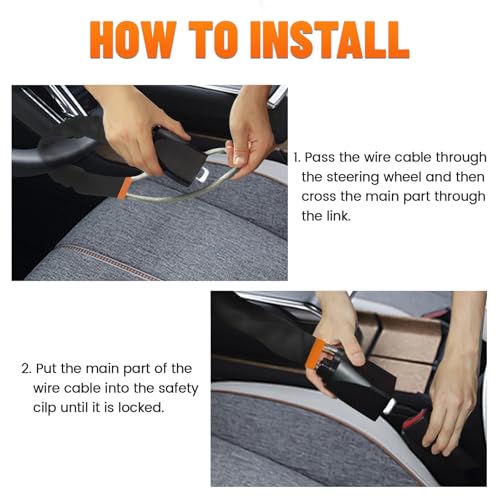 DualGuard Steering Wheel & Seat Belt Lock