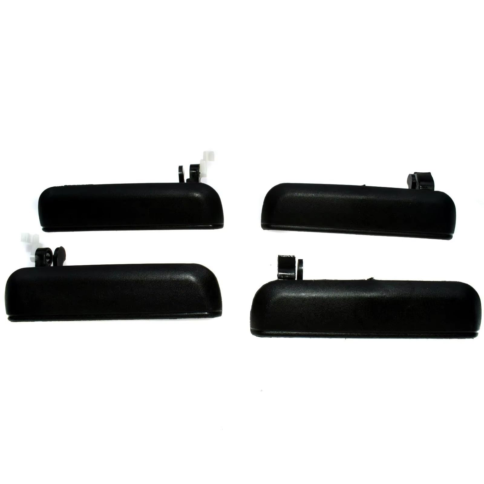 Iukmr A Set(4Pcs) For Toyota For Starlet 1996-1999 For Tercel 1995 Outer Door Handle Black 6922016120,6922016091,692200A010 Car Outer Door Handle(A Set(4Pcs))