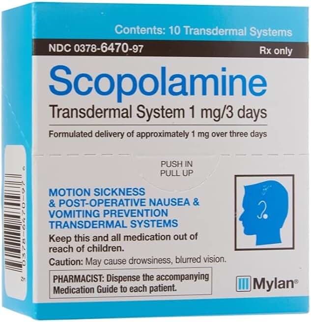 scopolamine patch for travel