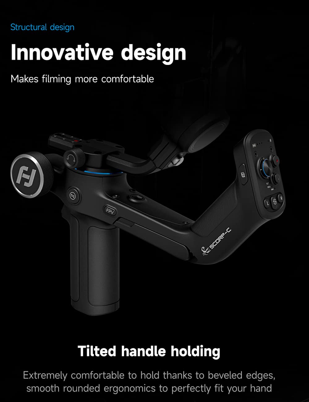 Amazon.co.jp: FeiyuTech SCORP -C カメラスタビライザー