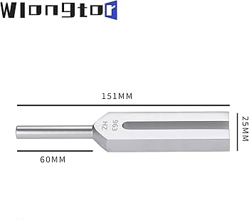 Amazon | Wlongtor 音叉、チャクラ癒しのためのエネルギーフォークの