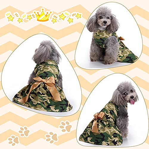 4 Pieces Cute Dog Dress Breathable Pet Clothing with Elegant Ribbon Pet Apparel for Puppy Dogs and Cats on Wedding… - Image 4