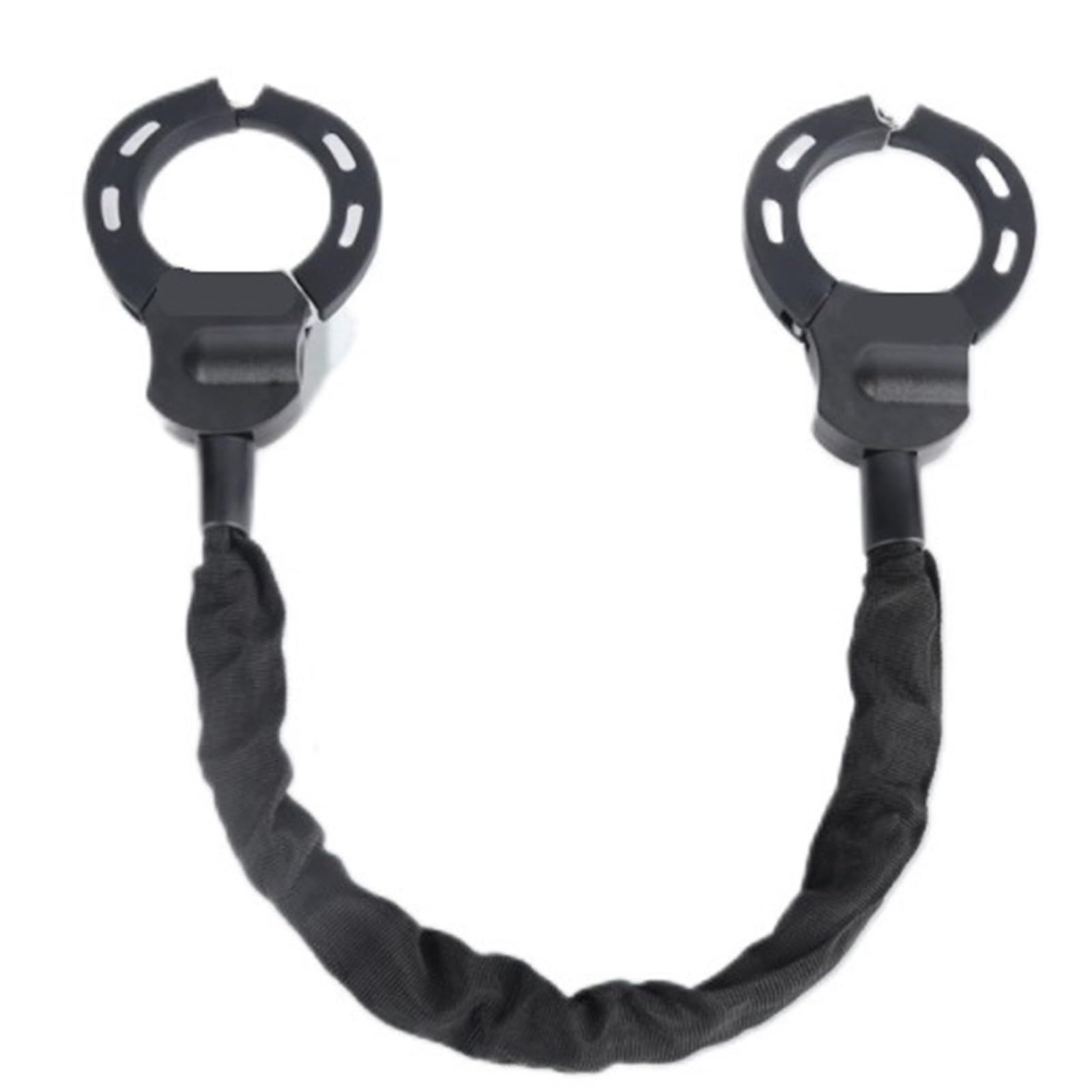 Motorcycle Handlebar Lock Handcuff Lock with Key and Handlebar Bag Safety Anti-Theft Protection Motorbike Lock Security