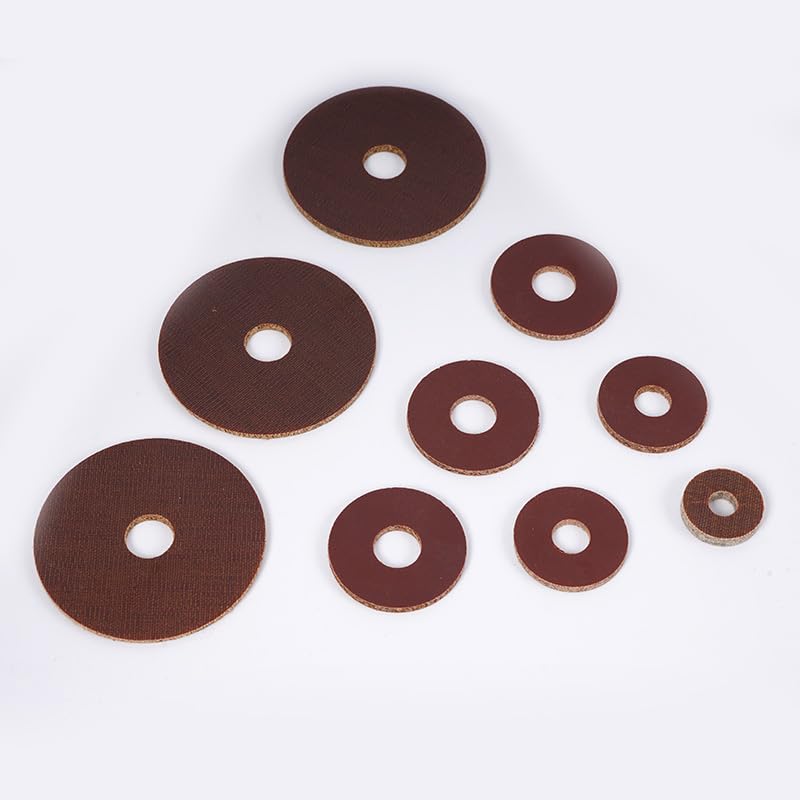 Guarnizione per rondella in bachelite fenolica da 100 pezzi M2-2.8 Spessore rondella per alte temperature 0.3/0.5mm-2.6x9 mm, spessore 0.5 mm