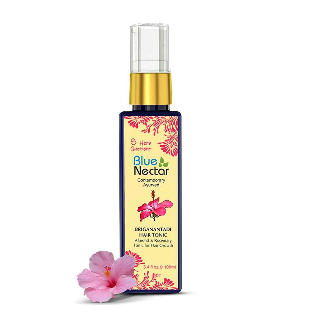 Blue Nectar Ayurvedic Hair Tonic & Spray Serum for Hair Thinning,Hair