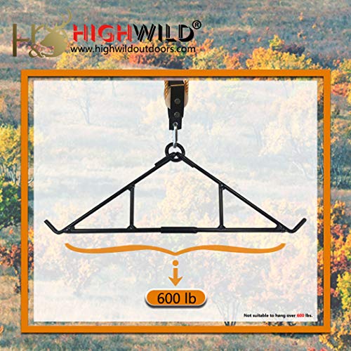 Highwild Game Hanging Gambrel & Hoist Kit With Pulleys & Rope - 600 Lbs #TOP1