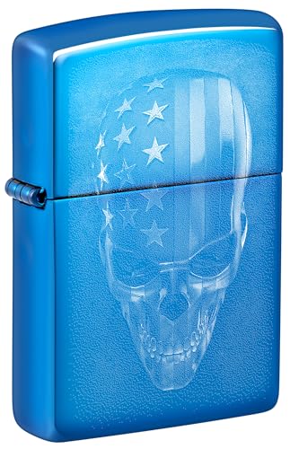 Zippo encendedor de bolsillo diseño American Skull