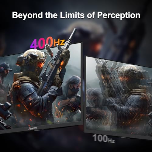 Image of 24.5 Inch 400Hz Gaming Monitor, FHD 1080P Computer Monitor,1MS Fast lPS,FreeSync Compatible, HDR Supports 100% sRGB 2*DisplayPort & 2*HDMI, VESA75*75mm (GT25 Sniper)